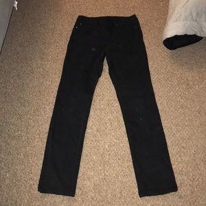 black pants
